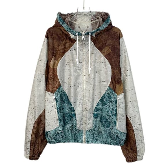 Louis Vuitton Multicolor Monogram Windbreaker Jacket With Hood - Picture 1 of 8